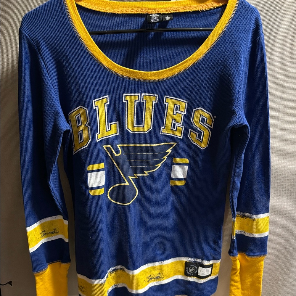 St Louis Blues NHL Woman’s Thermal Top Size Medium